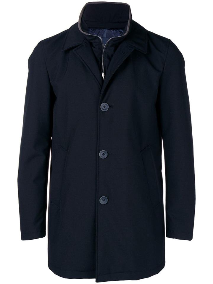 Herno Button-up Jacket - Blue
