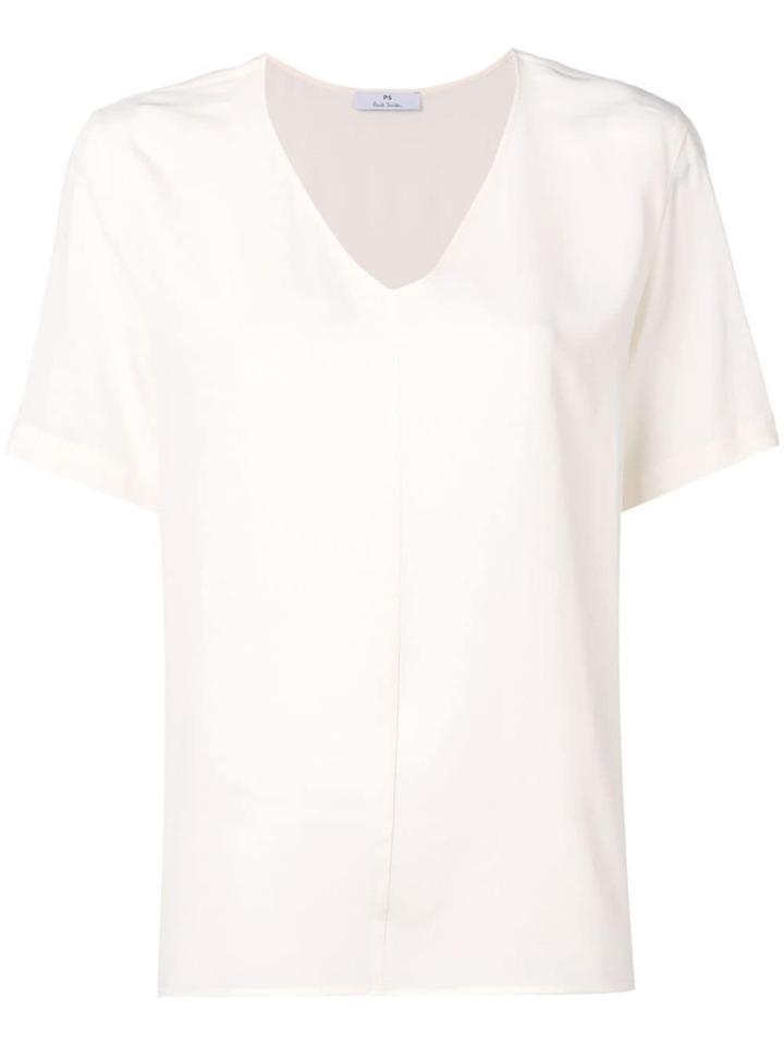 Ps Paul Smith Loose Fit Blouse - Neutrals