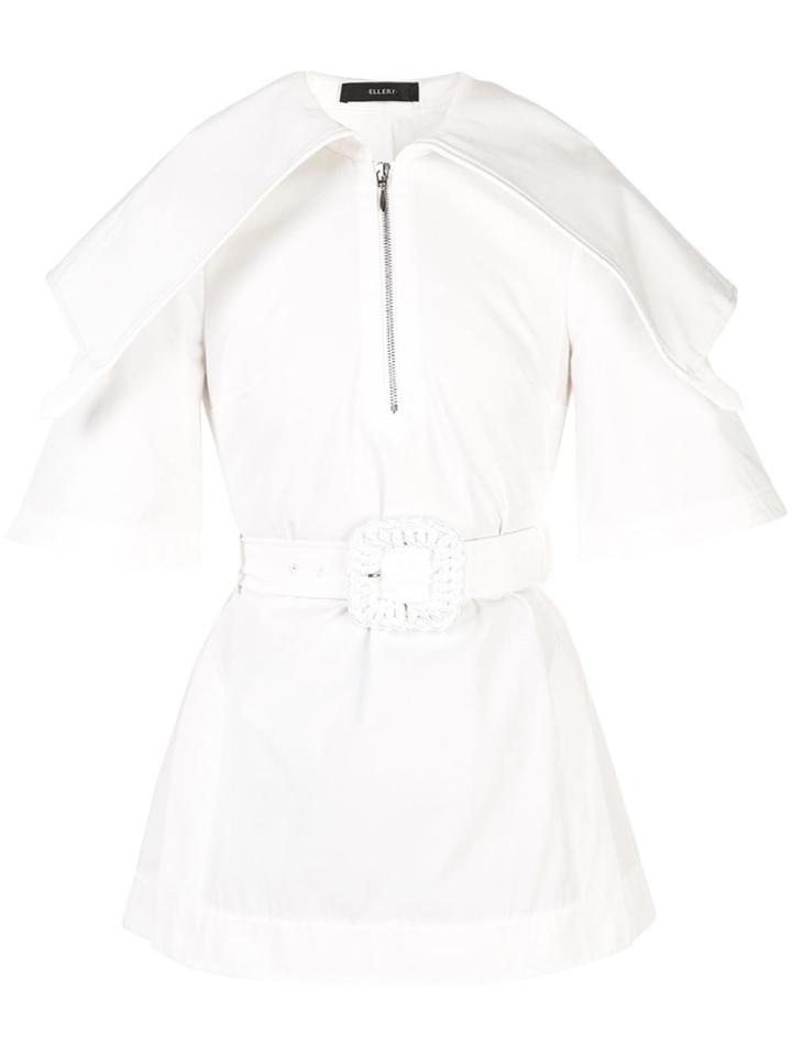 Ellery Folded Panel Top - White