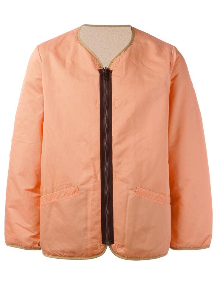 Visvim 'iris' Jacket, Men's, Size: 4, Yellow/orange, Nylon/wool/mohair/linen/flax