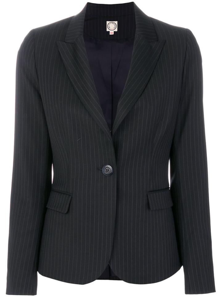 Ines De La Fressange Classic Fitted Blazer - Blue