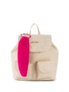Love Moschino Quilted Heart Backpack - White