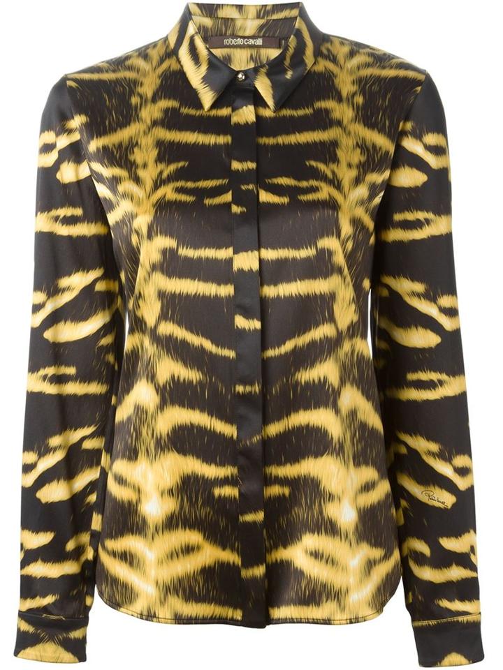 Roberto Cavalli Tiger Print Shirt