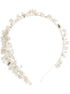 Rosantica Pearl Embellished Headband, Women's, White, Pearls/brass