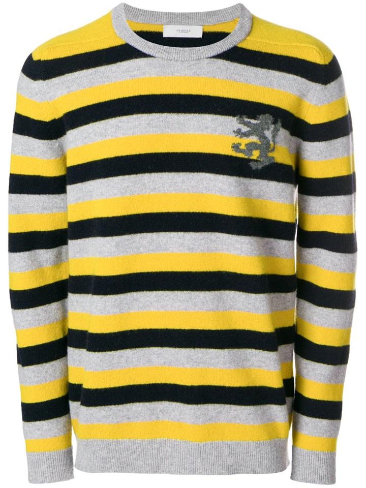 Pringle Of Scotland Multi Stripe Sweater - Grey