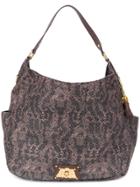 Juicy Couture Snake Print Erin Hobo Bag - Brown