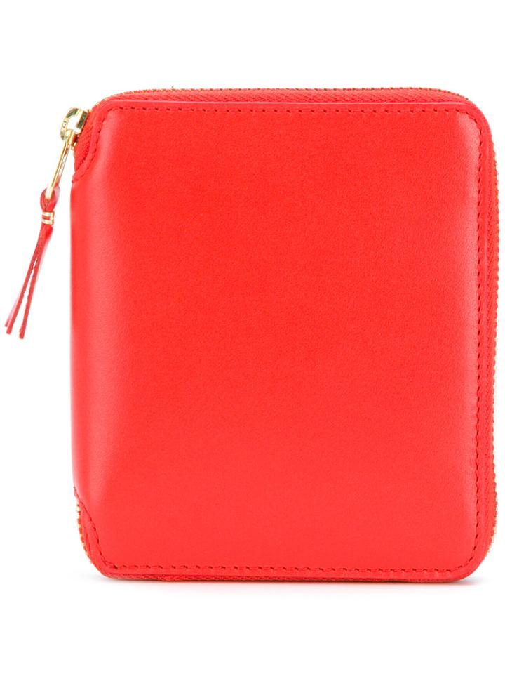 Comme Des Garçons Wallet Classic Zip Around Wallet - Yellow & Orange