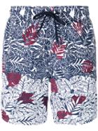 Z Zegna Palm Print Swim Shorts, Men's, Size: Xl, Polyester