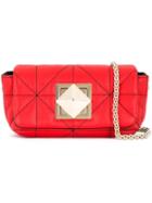 Sonia Rykiel Quilted Shoulder Bag, Women's, Red