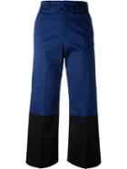 Pt01 Contrast Panel Cropped Trousers