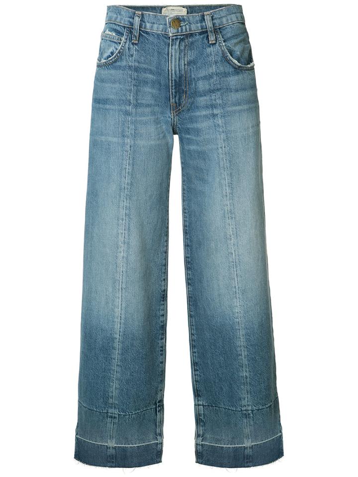 Current/elliott Flared Jeans, Women's, Size: 27, Blue, Cotton/lyocell