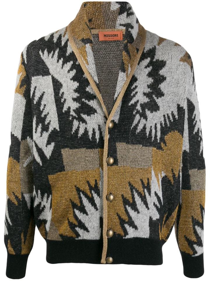 Missoni Intarsia Cardigan - Black