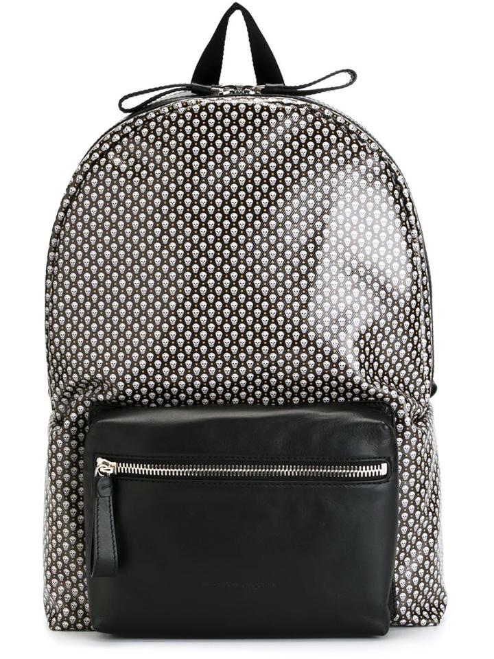 Alexander Mcqueen Mini Skull Print Backpack