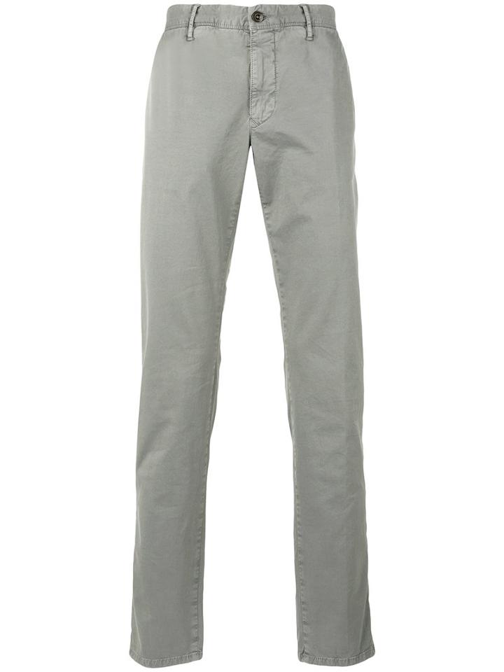 Incotex - Classic Chinos - Men - Cotton/spandex/elastane - 32, Grey, Cotton/spandex/elastane