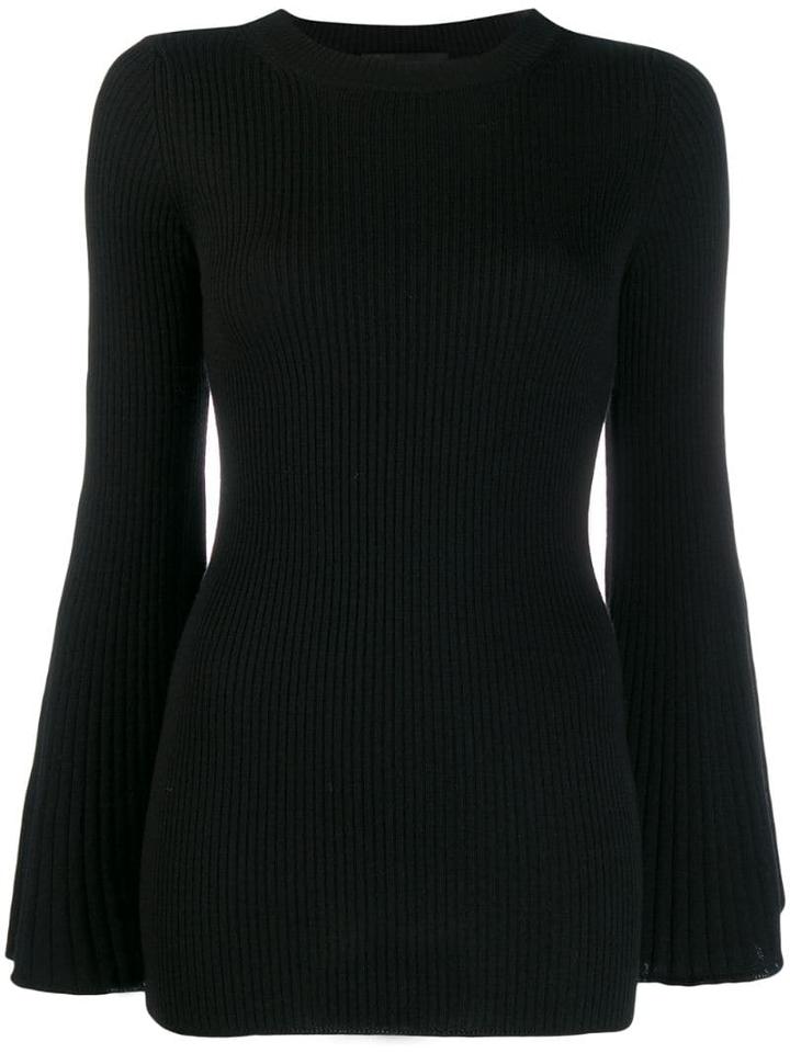Erika Cavallini Ribbed Jumper - Black