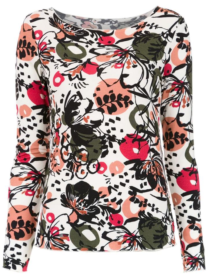 Track & Field Long Sleeved Printed Top - Green
