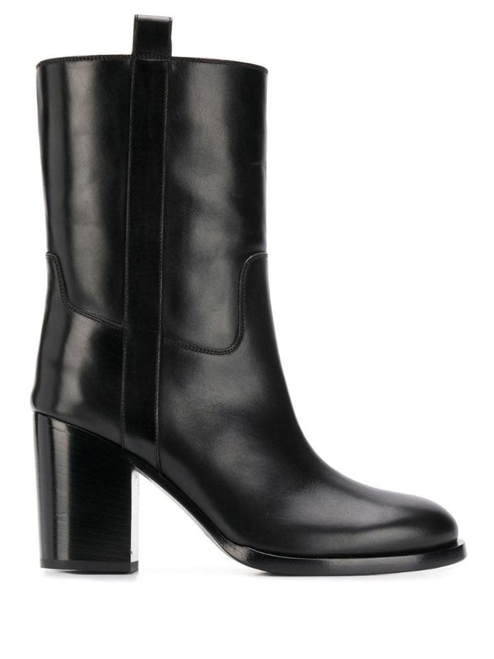 Vittorio Virgili Block Heel Boots - Black