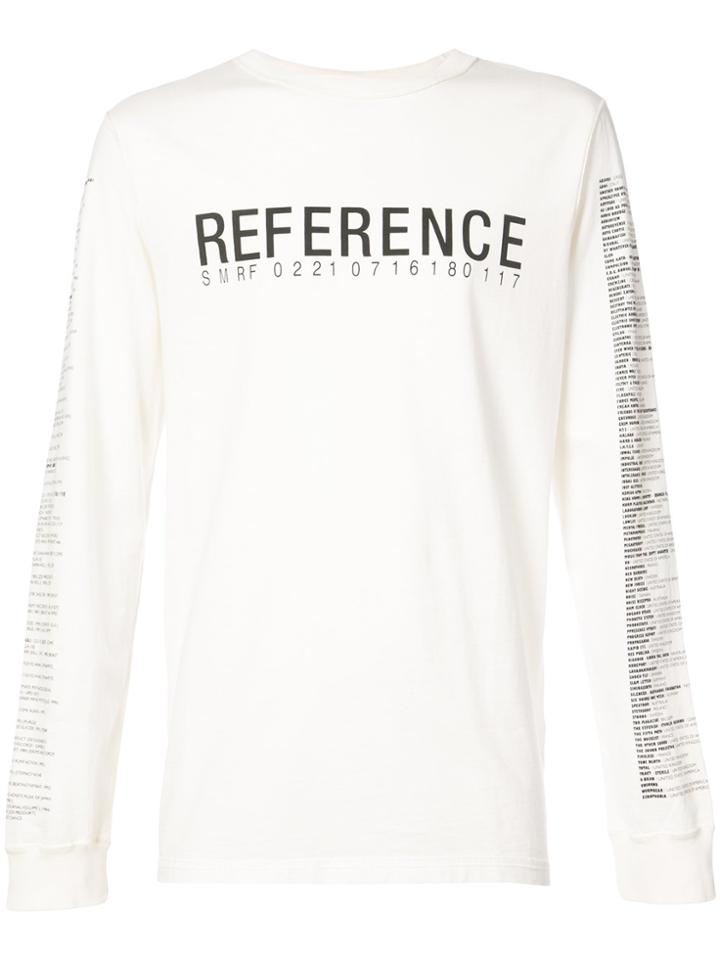 Yang Li Print Long Sleeve T-shirt - White
