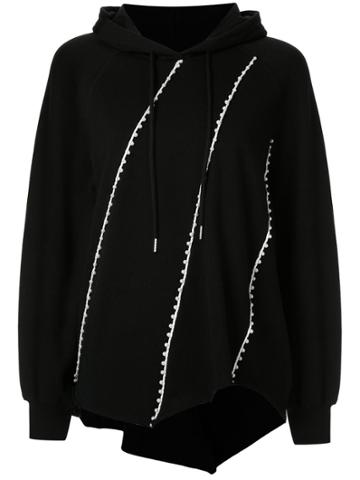 Blindness Asymmetric Hoody - Black