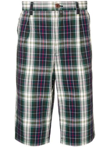 Junya Watanabe Comme Des Garçons Vintage Tartan Shorts - Blue