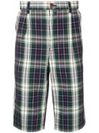 Junya Watanabe Comme Des Garçons Vintage Tartan Shorts - Blue