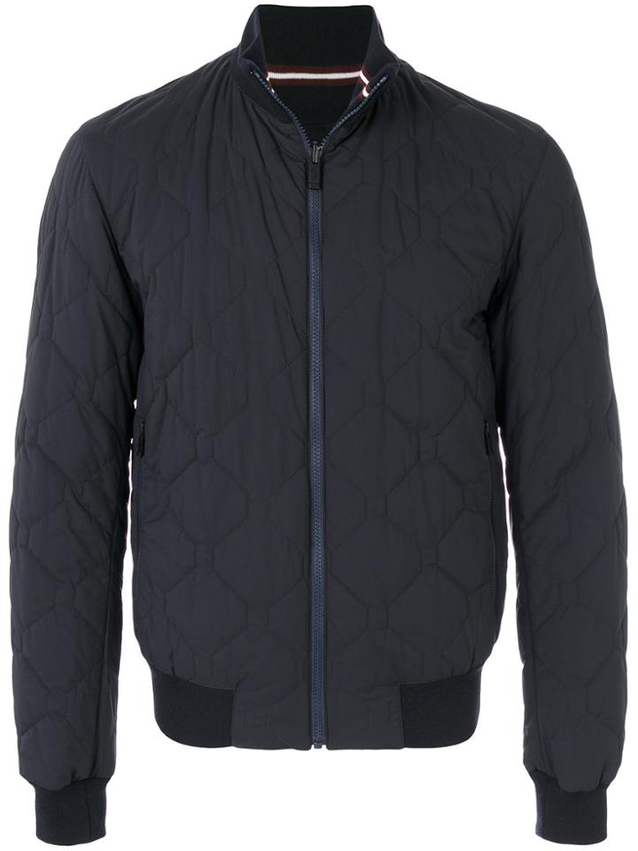 Z Zegna Quilted Jacket - Blue