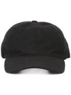 A.p.c. Baseball Cap, Men's, Black, Cotton/calf Leather/polyamide/wool