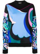 Emilio Pucci Abstract Print Sweatshirt - Blue