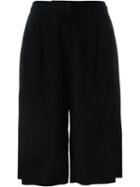 Drome Cropped Palazzo Pants, Women's, Size: Large, Black, Cupro/lamb Skin