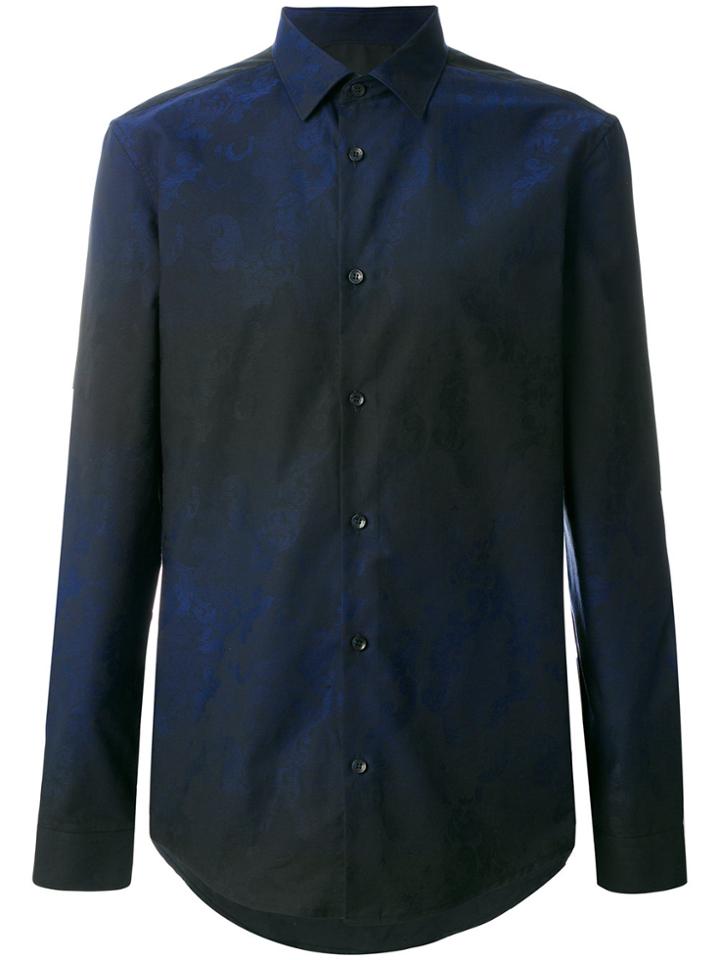 Versace Collection Dégradé Effect Shirt - Blue