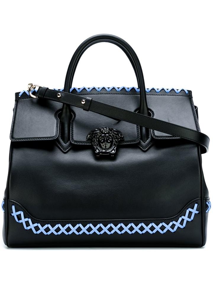 Versace 'palazzo Empire' Tote, Women's, Black