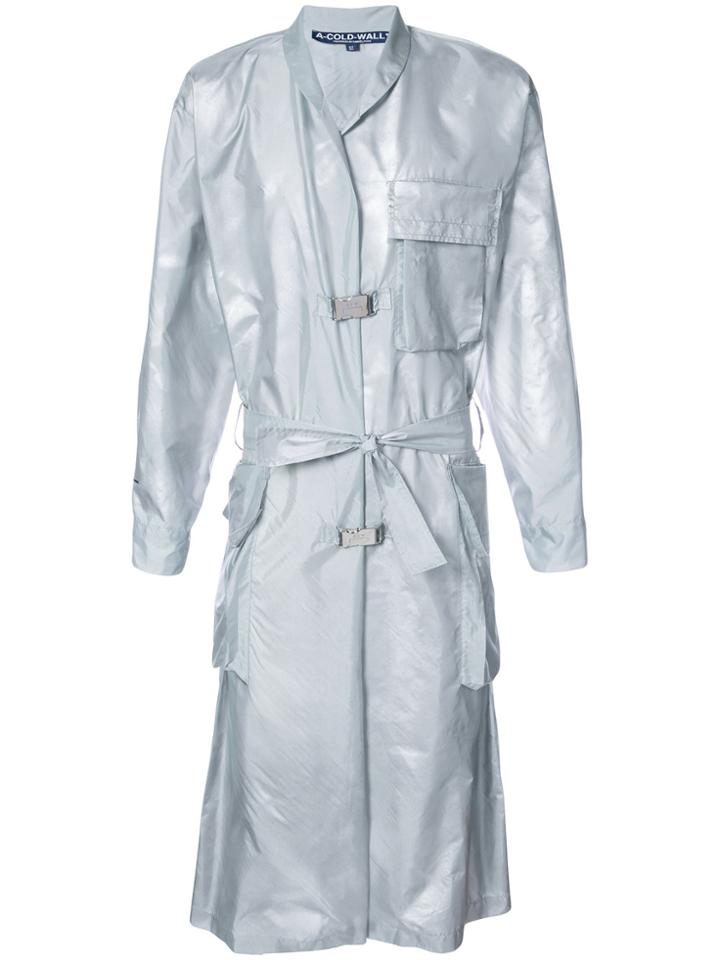 A-cold-wall* Modern Trench Coat - Grey
