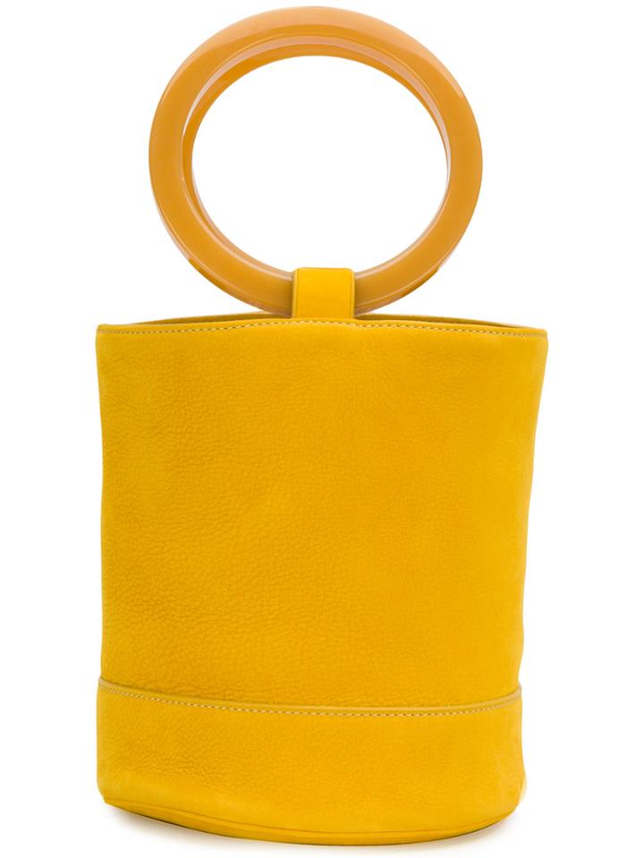Simon Miller Round Bucket Tote - Yellow & Orange