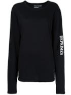 Enfants Riches Deprimes Logo Print Sweatshirt, Women's, Size: Small, Black, Cotton