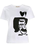 Comme Des Garçons No Love Print T-shirt - White