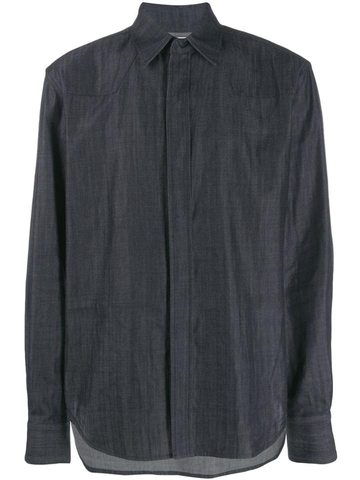 Zilver Bci Cotton Button-down Shirt - Blue