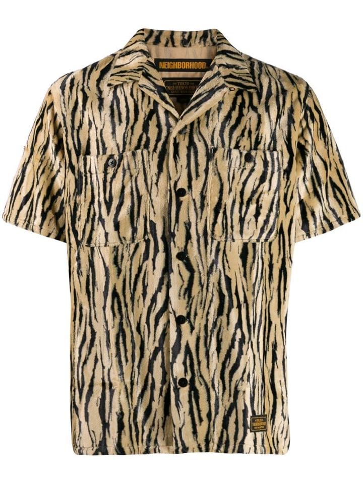 Neighborhood Zebra-print Shirt - Neutrals
