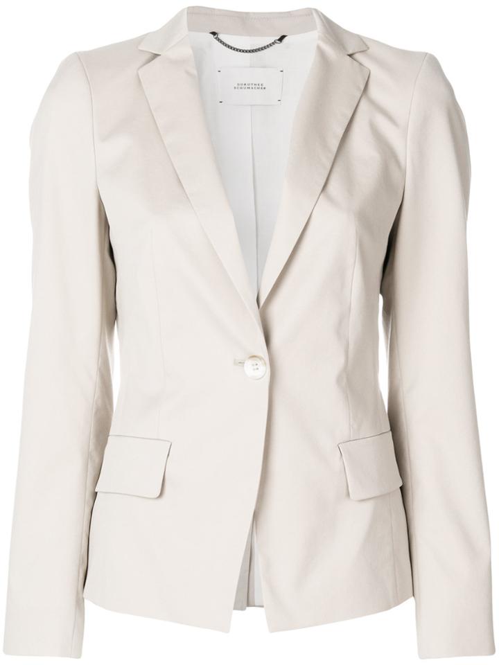 Dorothee Schumacher Fitted Blazer - Nude & Neutrals