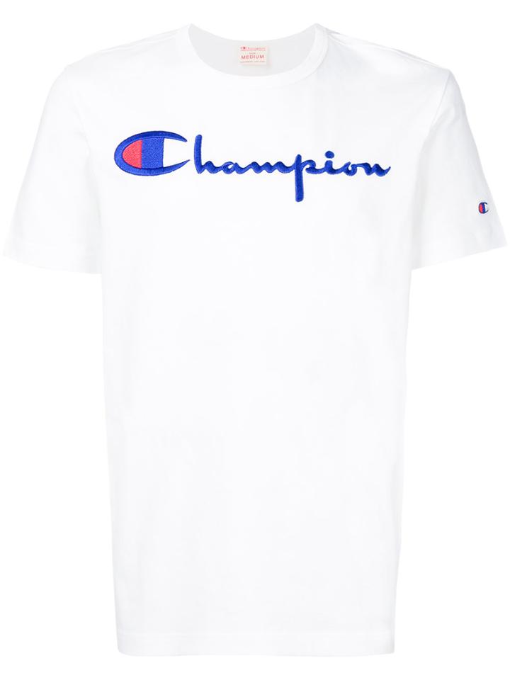 Champion Logo Print T-shirt - White