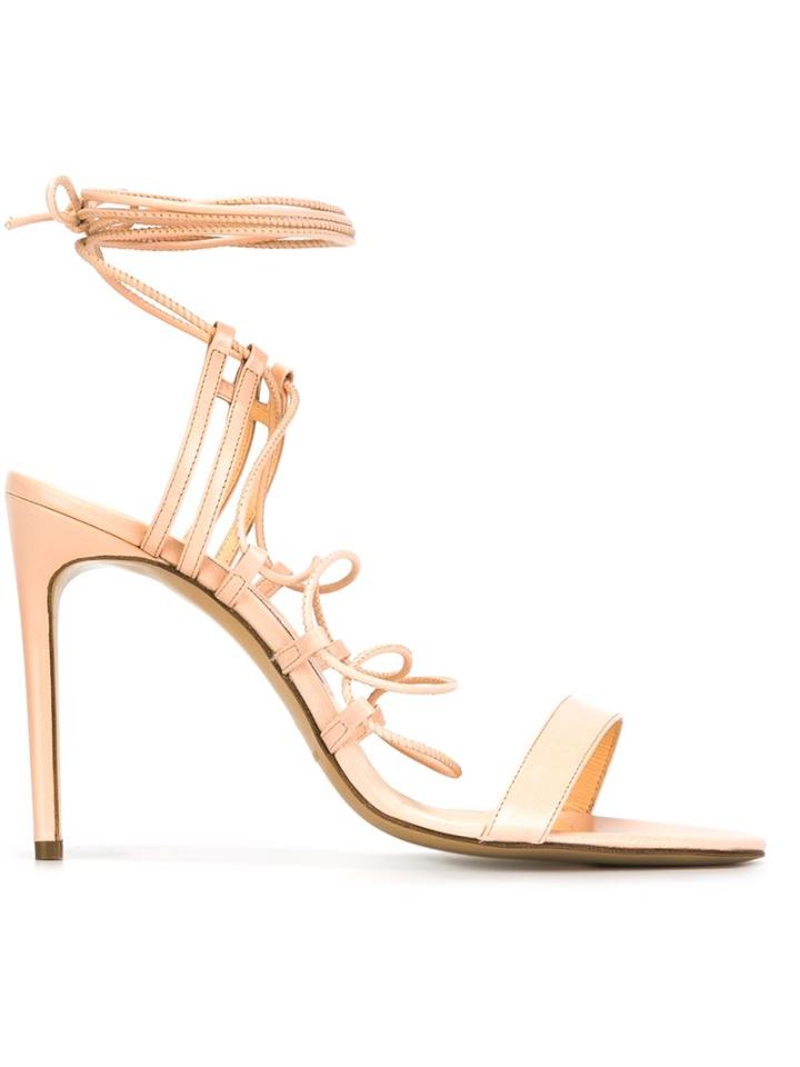 Bionda Castana Viola Sandals, Women's, Size: 40, Pink/purple, Calf Leather/leather