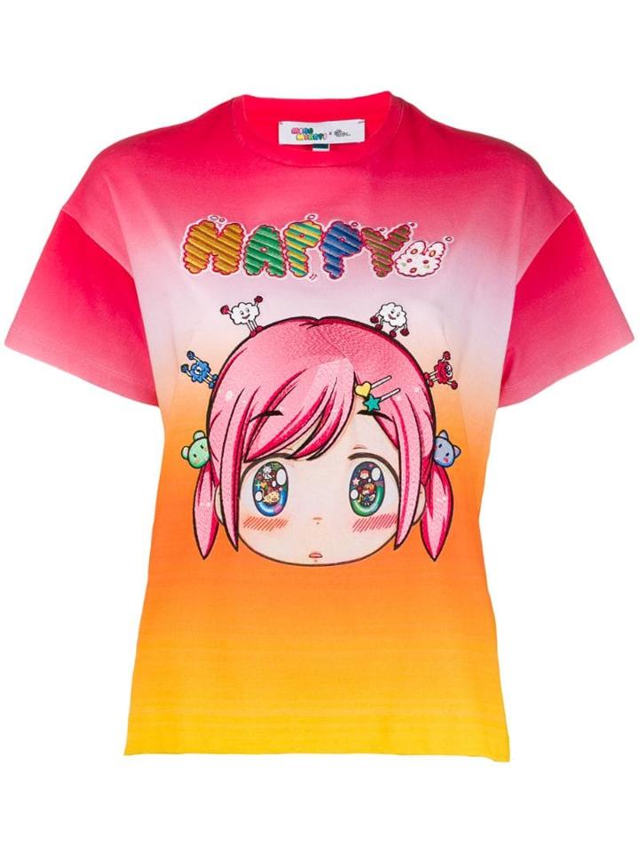Mira Mikati Graphic Printed T-shirt - Pink