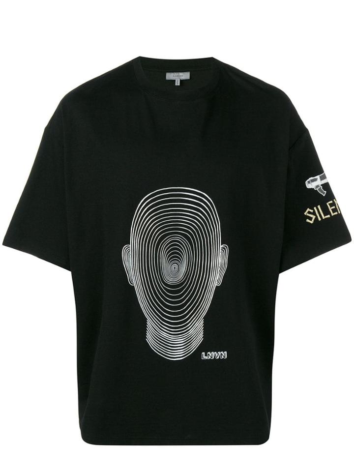 Lanvin Oversized Printed T-shirt - Black