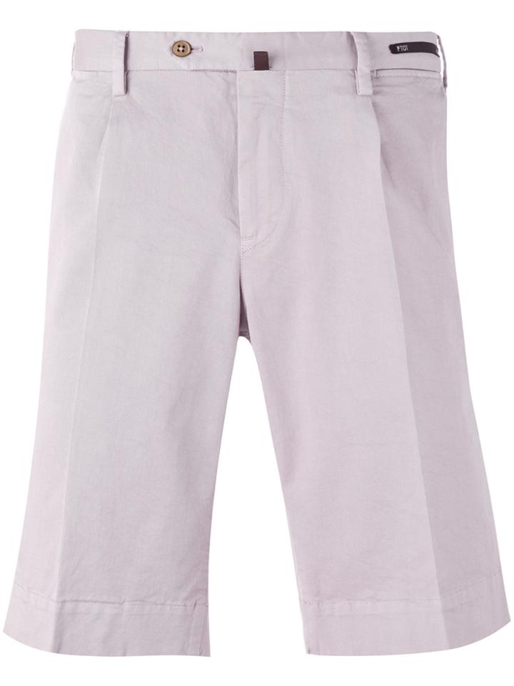 Pt01 Classic Chino Shorts - Pink & Purple