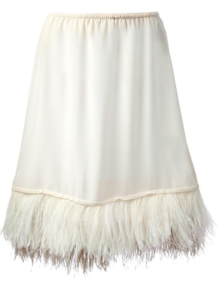 Erika Cavallini Semi Couture Feather Trim Under Skirt