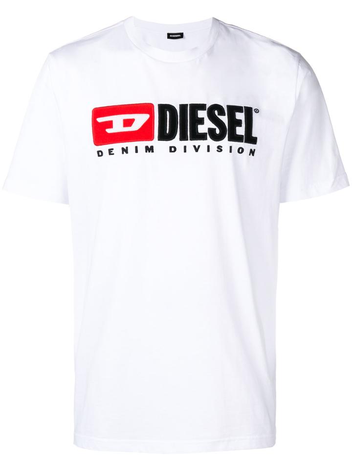 Diesel Logo Appliqué T-shirt - White