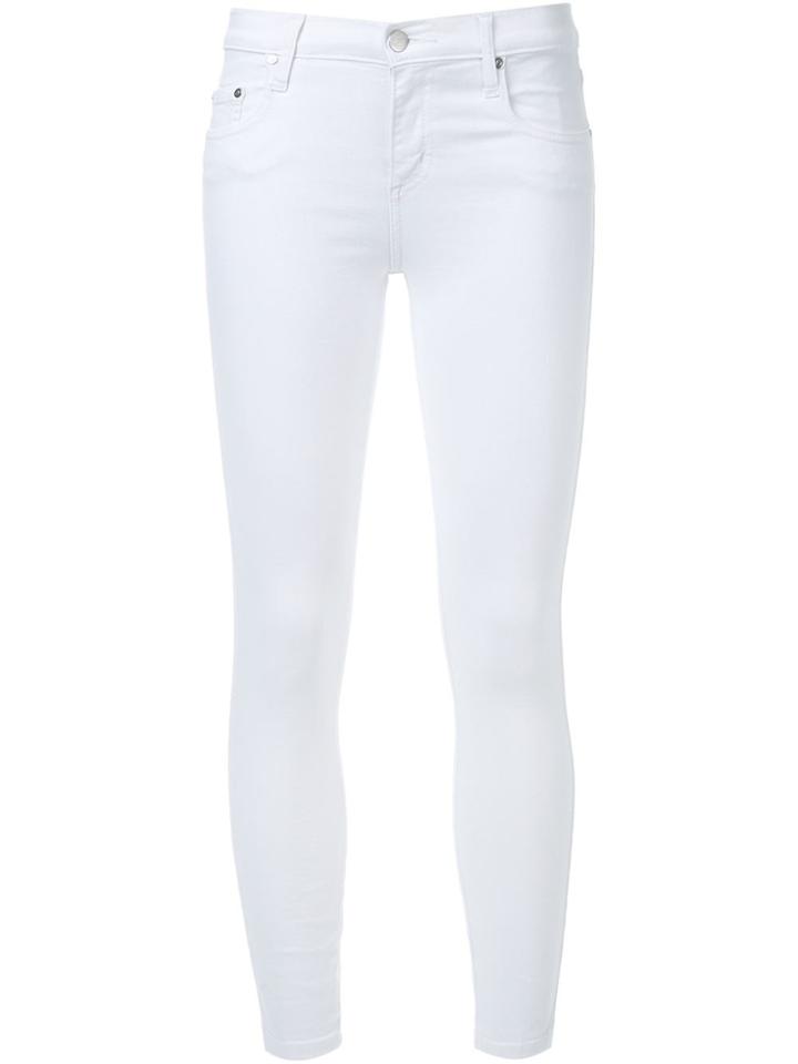 Nobody Denim Geo Skinny Ankle Powerwht - White