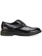 Pantanetti Chunky Sole Derby Shoes - Black
