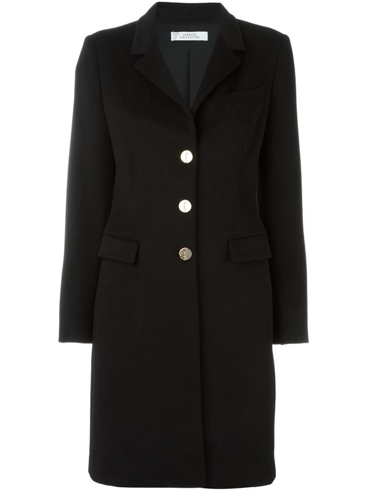 Versace Collection Classic Single Breasted Coat