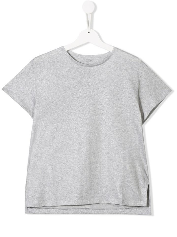Stella Mccartney Kids Teen Cropped T-shirt - Grey