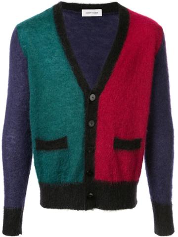 Ernest W. Baker Color-block Cardigan - Purple